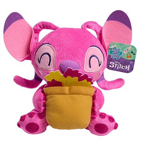 $5.15: Disney Stitch 7-inch Plush Angel with Flowerpot – Soft Stuffed Toy for Kids 2+ by Just Play at Amazon