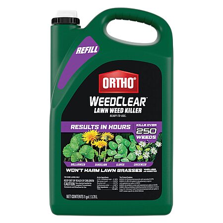 1-Gallon Ortho WeedClear Lawn Weed Killer Ready-to-Use Refill $9.92 + Free Shipping w/ Prime or on $35+