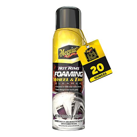 $5.97: Meguiar's 20oz Hot Rims Wheel & Tire Cleaner – Foaming Brake Dust & Grime Remover