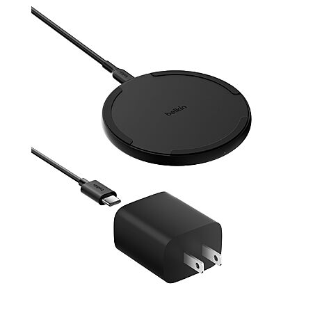 $15.99: Belkin 15W Wireless Charging Pad w/ 20W PSU & USB C Cable (Black) at Amazon