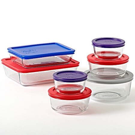 $20.97: Pyrex Simply Store Glass Bakeware Set, 14 Piece (7 Containers + 7 Lids) at Walmart.com