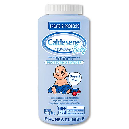 ymmv[SnS, AC] $2.05: Caldesene Dry & Comfy Baby Powder – Talc-Free 5 oz at Amazon