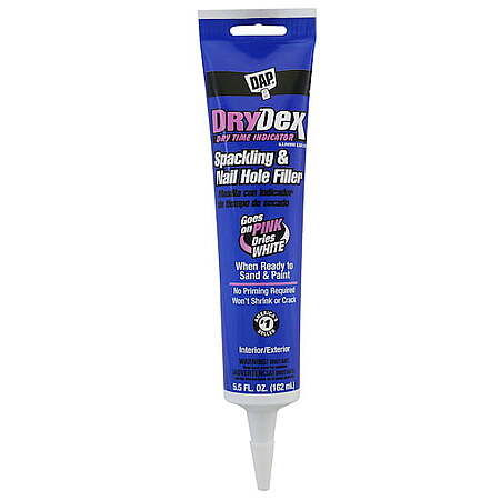 $3.68: DAP DryDex 5.5 oz Pink/White Dry Time Indicator Spackling Plaster All Purpose Filler at Walmart.com