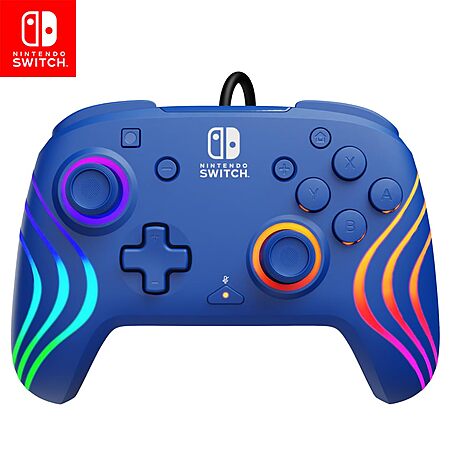 PDP Afterglow Wave Wired RGB Gaming Controller(Blue) $19.99 + Free Shipping w/ Prime or on $35+