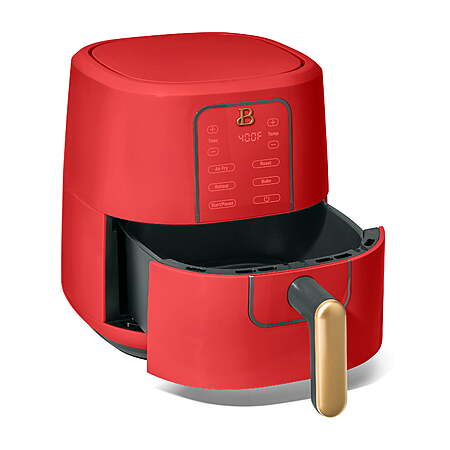 3-Qt Beautiful Air Fryer w/ TurboCrisp & Ceramic Nonstick Coating (Tomato Red) $28 