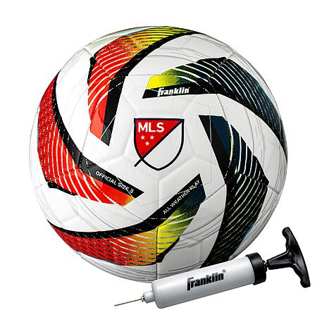 Franklin Sports MLS Tornado Kids Soccer Ball w/ Pump(Size 4) $6.14 + Free Shipping w/ Prime or on orders over $35 at Amazon