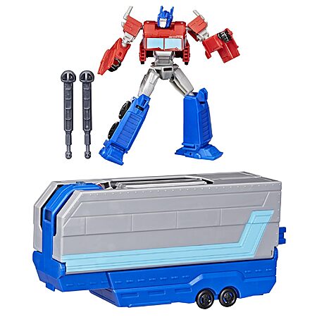 Transformers EarthSpark Optimus Prime Battle Trailer Toy with Lights and Sounds $12 + Free Shipping w/ Prime or on $35+ at Amazon