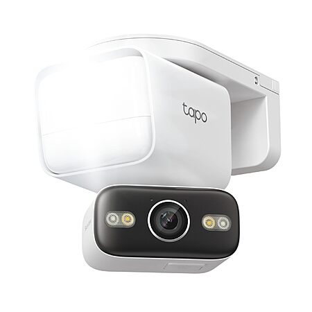 $79.99 | Tapo 2K Outdoor Pan/Tilt Wired Floodlight Security Camera, C710 at Amazon