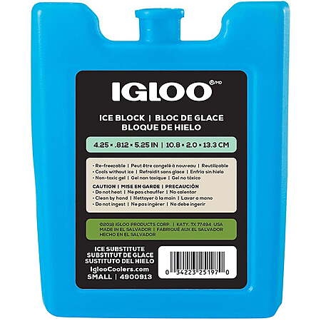 Select Walmart Stores: Igloo MaxCold Small Ice Freeze Block (Blue) $1 + Free Pickup