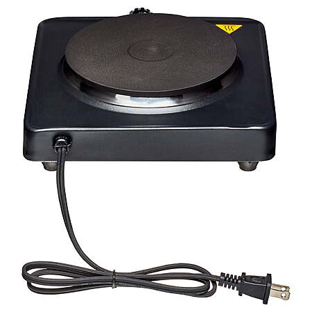 AROMA® 6" Single Burner Die-Cast Hot Plate, Black (AHP-303) $11.5 + Free Shipping w/ Walmart+ or $35+