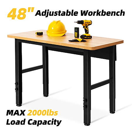 Spanspace 48"x24" Garage Workbench with Leveling Foot (2000 LBS) $105.99 + Free S&H at Walmart