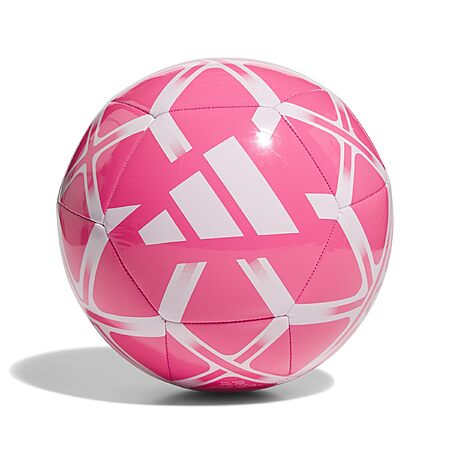adidas Starlancer Club Soccer Ball (Size 5, Solar Pink/White) $10