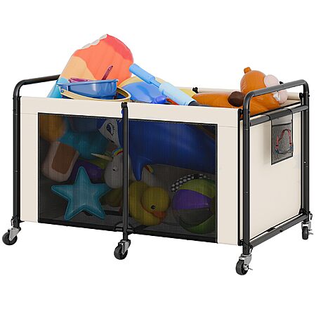 StorageWorks 210-Gallon Wheeled Mesh Pool Float/Toy Storage Bin $51.60 + Free S&H
