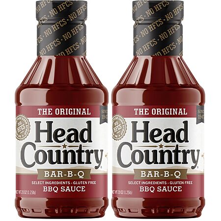 2-Pk 20-Oz Head Country Bar-B-Q Sauce Original Flavor $5.95