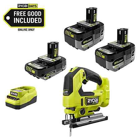 Ryobi ONE+ HP 18V Brushless Jig Saw Kit w/ 2x 4Ah + 1x 2Ah Battery & Charger $179 + Free S&H
