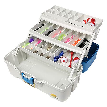 Plano Ready-Set-Fish 3-Tray Tackle Box w/ Tackle $11.55