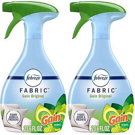 2-Pk Febreze Fabric Spray Air Freshener (Gain Original Scent) $5.70 w/ S&S