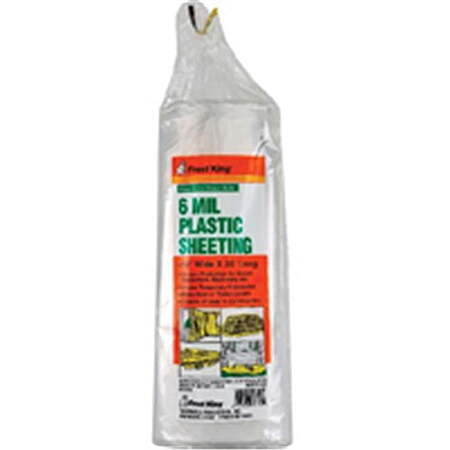 $7.23: Frost King P1025/6W Polyethylene Sheeting, 10' x 25' x 6 mil., Clear at Walmart.com