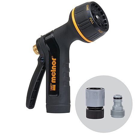 Melnor Multi-Pattern Garden Hose Nozzle w/ Quick Connect $8.20 or less