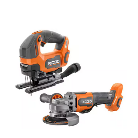 RIDGID 18V Cordless 2-Tool Combo Kit w/ Jig Saw & 4-1/2" Grinder (Tools Only) $149 + Free S&H