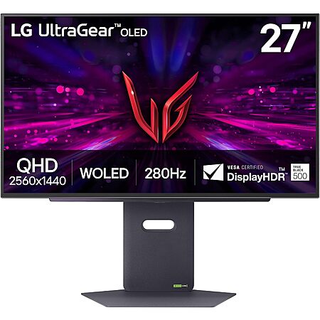 27" LG 27GX700A-B Ultragear 2560x1440 280Hz OLED G-Sync Monitor $382.75 + Free S&H