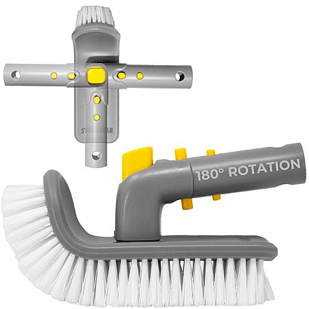 SWIMLINE Pool Brush for Walls, Floors, and Steps 180-Degree Swivel $4.66 + Free S&H w/ Prime or $35+