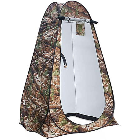 GVDV Portable Pop up Privacy Shower Tent $18.79 + Free S&H w/ Walmart+ or $35+