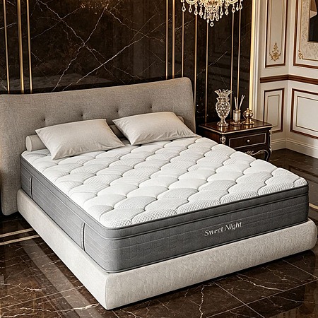 $332: Sweetnight King Medium Memory Foam 14" Hybrid Mattress, Pressure Relief & Motion Isolation at HomeDepot