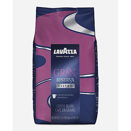 Select Accts [S&S, AC]2.2LB Lavazza Gran Riserva Filtro Whole Bean Coffee Dark Roast $12 + Free S&H w/ Prime or $35+
