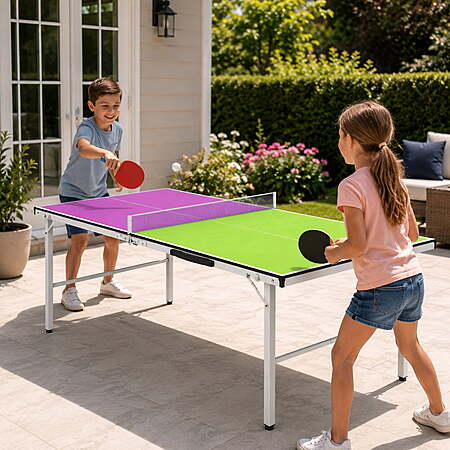 SEGMART Foldable Portable Ping Pong Table with Net(59.06" x 26.38" x 27.17") $42.86 + Free S&H at Walmart