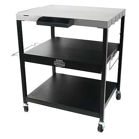 $44.50: Expert Grill Rolling Food Preparation Cart with Paper Towel and Trash Bag Holders at Walmart.com