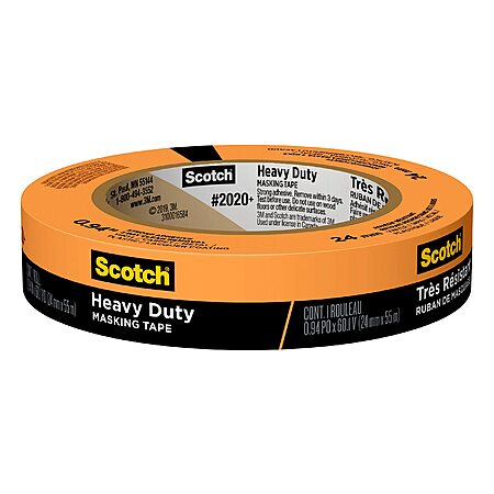 0.94" Scotch Heavy Duty Masking Tape (Orange) $1.90 w/ S&S