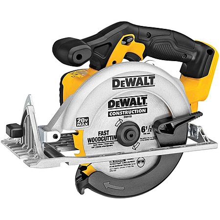 $113: DEWALT 20V MAX Cordless 6.5 in. Sidewinder Style Circular Saw (Tool Only) at HomeDepot