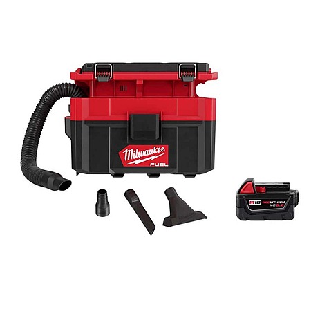 $189: Milwaukee M18 FUEL PACKOUT 2.5-Gal. Wet/Dry Vacuum w/ M18 5.0Ah XC Battery at HomeDepot