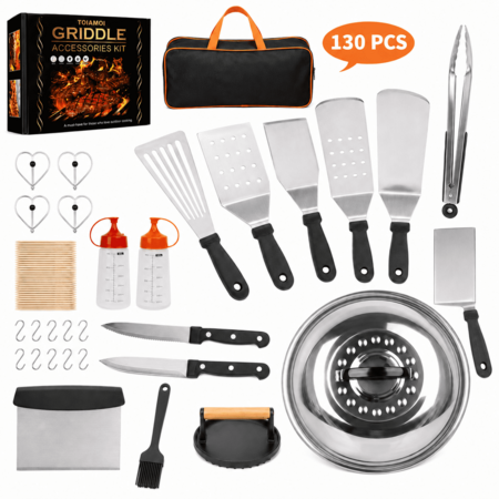 Ocalpur 130 PCS Griddle Accessories Kit $19.99 + Free S&H w/ Walmart+ or $35+