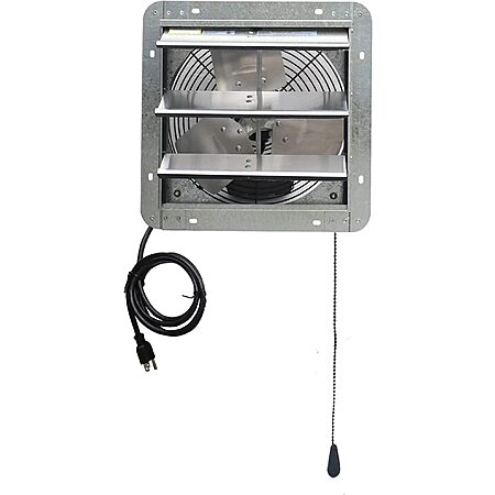 $58.71: iLIVING 12" Wall-Mounted Exhaust Fan, 3-Speed, Thermostat, 960 CFM at Amazon