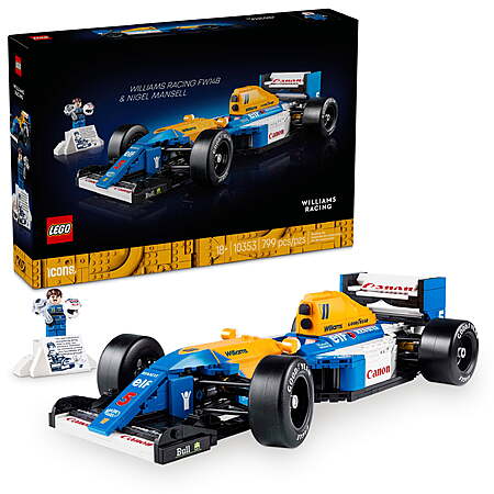 799 pcs LEGO Icons Williams Racing FW14B & Nigel Mansell F1 Model Car Kit(10353) $52.91 + Free S&H at Walmart