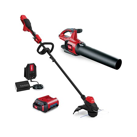 $149: Toro Flex-Force 60-volt max Cordless Battery String Trimmer and Leaf Blower and Combo Kit 2 Ah (Battery & Charger Included) at Lowe's, Free S&H