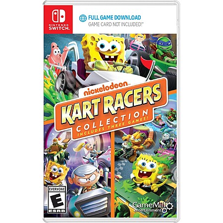 Game Mill Nickelodeon Karts Collection-Code in Box (Nintendo Switch) $9.20 + Free S&H at ebay