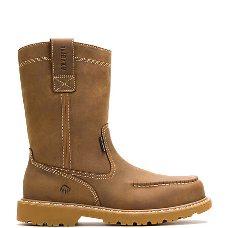 Wolverine Men Floorhand Moc-Toe Pull-On Work Wellington Shoes(Dark Wheat) $69.99 + Free S&H at ebay
