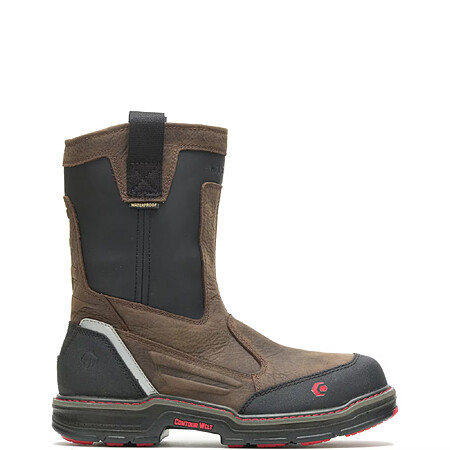 $97.99: Wolverine Men Overman Waterproof CarbonMAX® Wellington Work Boots Leather(Brown/Black) at ebay