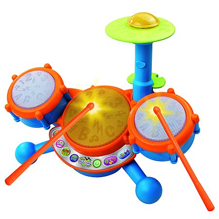 VTech KidiBeats Kids Drum Set, Orange $13.79 + Free S&H w/ Prime or $35+