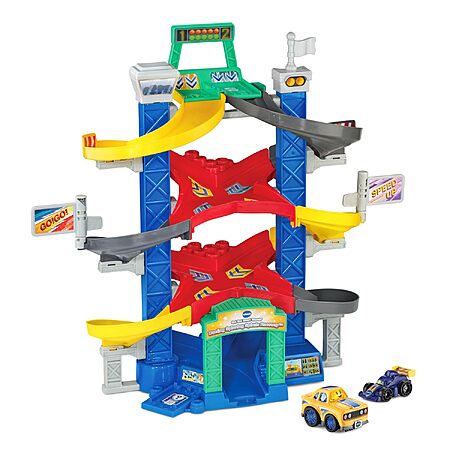 VTech Go! Go! Smart Wheels Dueling Spinning Spirals Raceway Playset $17.99 + Free S&H w/ Prime or $35+