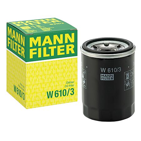 [S&S]MANN-FILTER W 610/3 Oil Filter $10.63 + Free S&H w/ Prime or $35+
