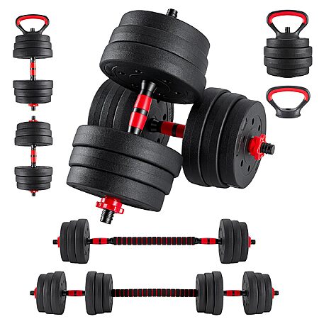 NEWBULIG 5-in-1 Adjustable Dumbbell Set(60LBS) $49.99 + Free S&H at Amazon
