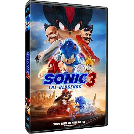 Sonic The Hedgehog 3 [DVD] $9.96 + Free S&H w/ Prime or $35+