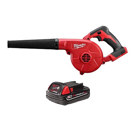 $119: Milwaukee M18 18V Lith-Ion Cordless Compact Blower w/ 2.0 Ah Battery at HomeDepot