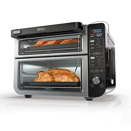 [Prime]Ninja Smart Double Oven, 12-in-1, FlexDoor, Stainless Steel(DCT451) $239.99 + Free S&H at Amazon