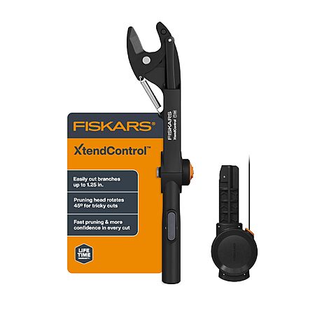 $30.89: Fiskars XtendControl Rotating Tree Pruner Head, Pole Not Included at Amazon