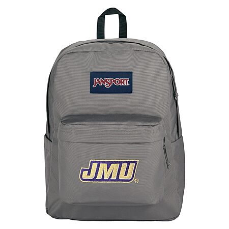 $11.25: JanSport NCAA Officially Licensed Backpack(James Madison Dukes, Graphite Grey) at Amazon